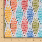 toile multicolore géoleaf - Ribes y Casals