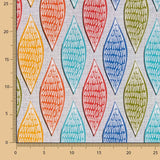 toile multicolore géoleaf - Ribes y Casals