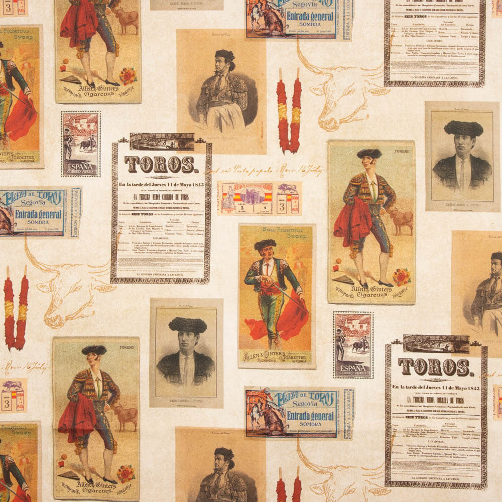 Toile Tauromachie Semi Panama - Ribes y Casals