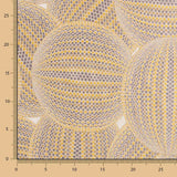 Toile Jacquard Bulles Jaune - Ribes y Casals