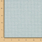 Toile Jacquard Pois Vert d&#39;Eau - Ribes y Casals