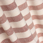 Toile Rustique Maxi Rayures Rubis - Ribes y Casals
