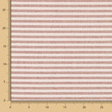 Mini toile rayée rubis rustique - Ribes y Casals