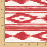 Toile de Majorque Tricolor Rouge - Ribes y Casals