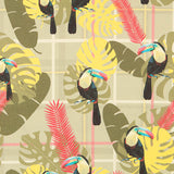 Toile Moderne Vert Toucan - Ribes y Casals