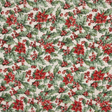 Toile de Noël Houx Ecru - Ribes y Casals