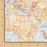 Timbres en toile de carte du monde - Ribes y Casals