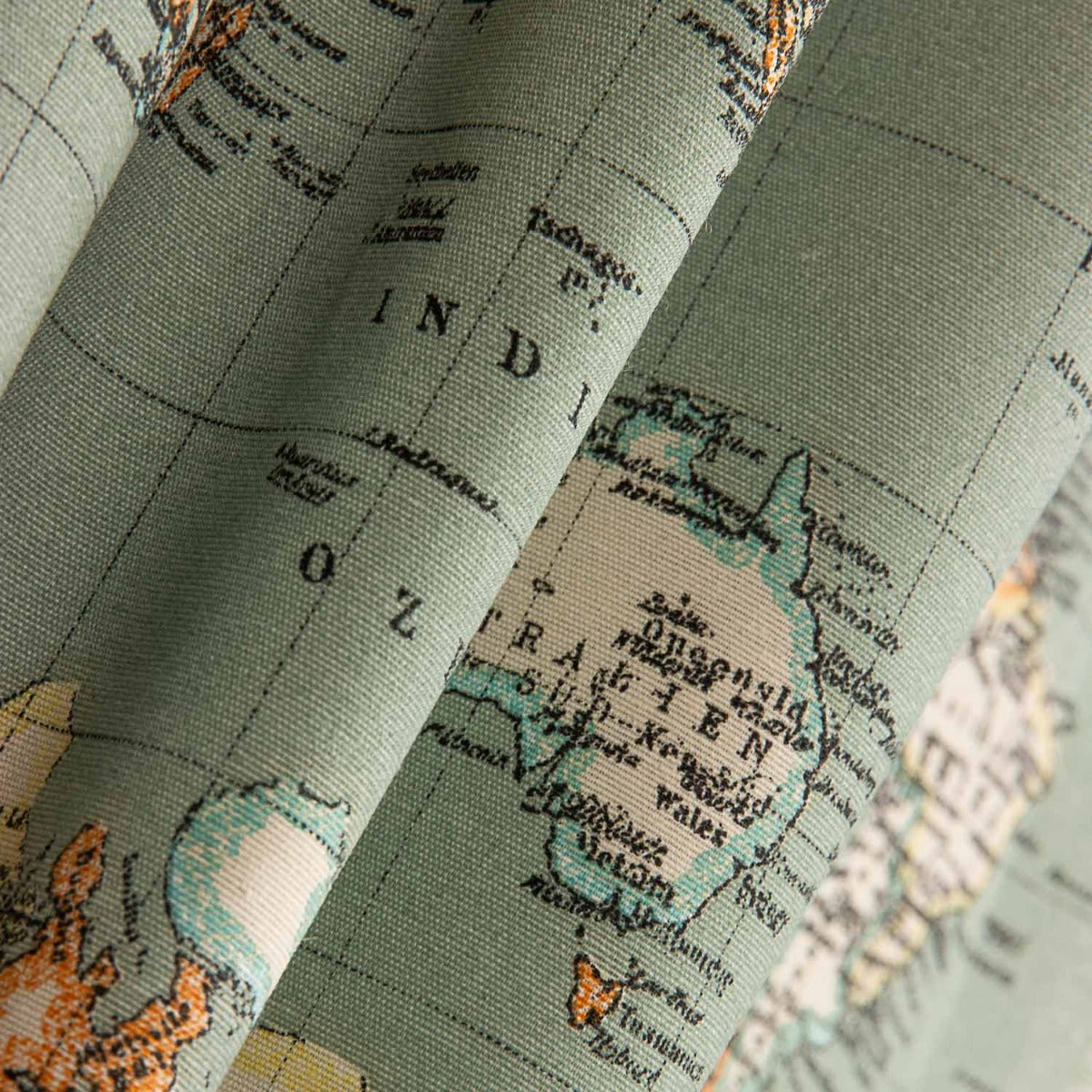 Toile Mapamundi Bleu - Ribes y Casals