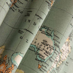 Toile Mapamundi Bleu - Ribes y Casals