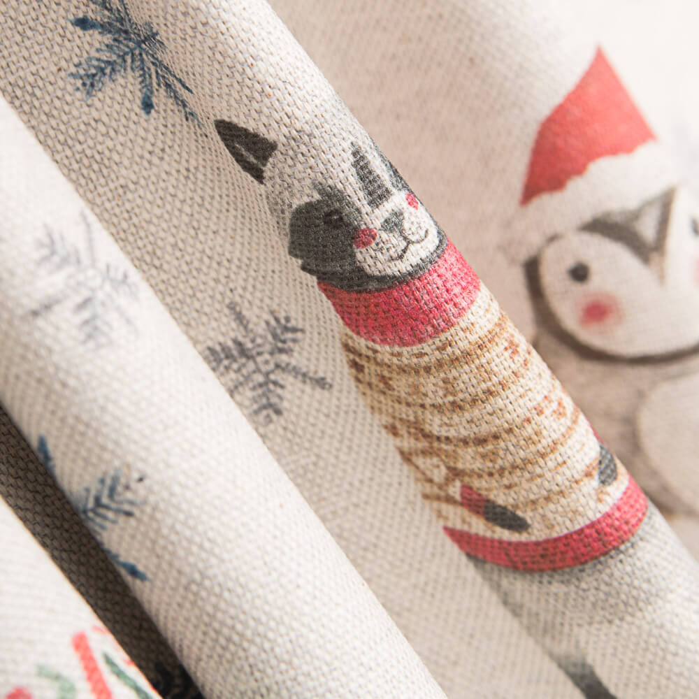 Toile Animaux Noël - Ribes y Casals