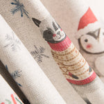 Toile Animaux Noël - Ribes y Casals