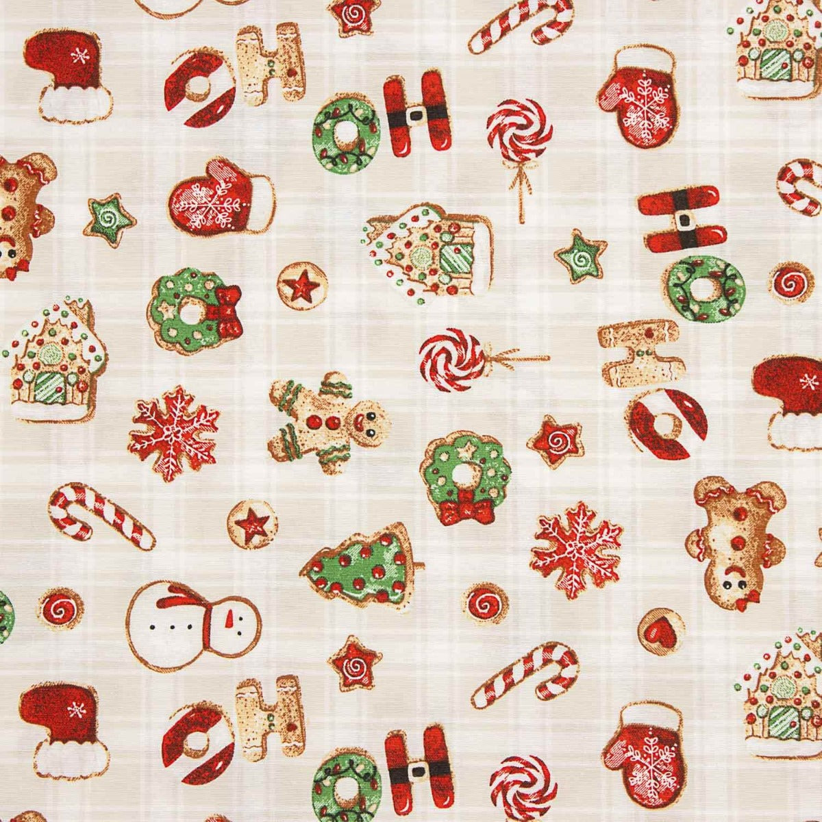 Toile Bonbons de Noël - Ribes y Casals