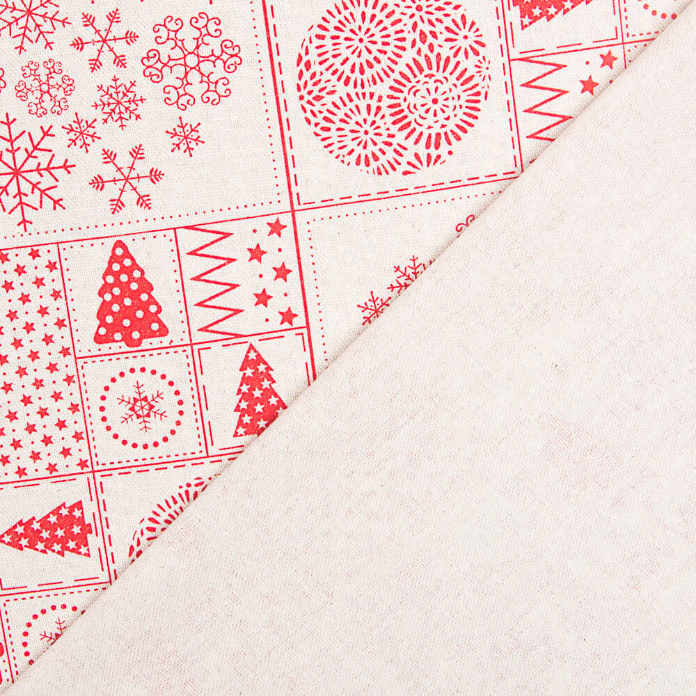 Retal Loneta Navidad Felices Fiestas 45x280 cm - Ribes y Casals