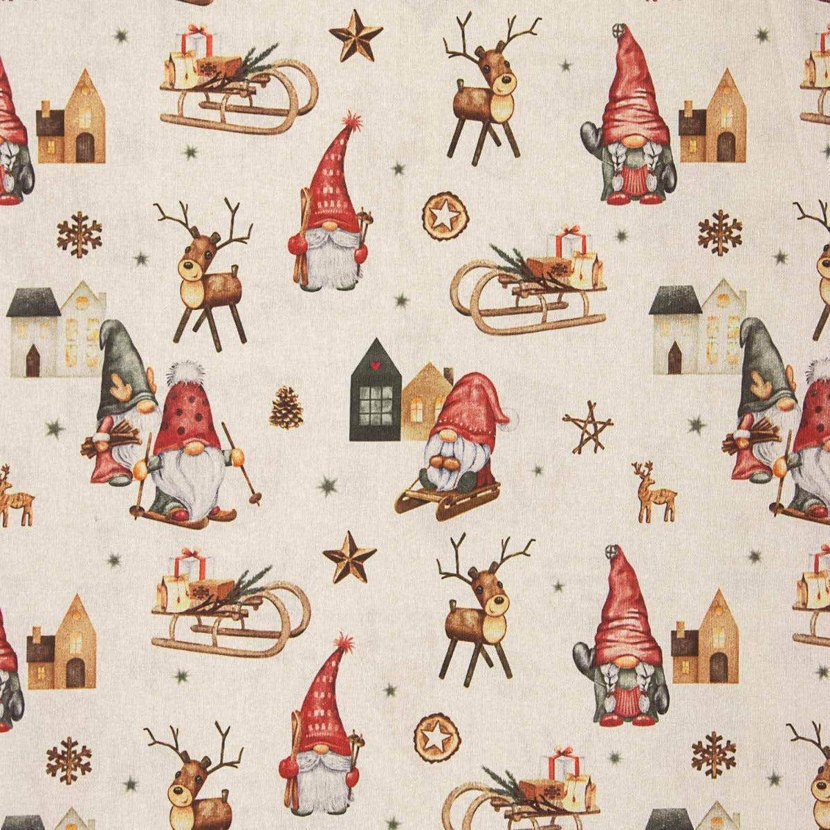Toile de Noël Gnomes - Ribes y Casals