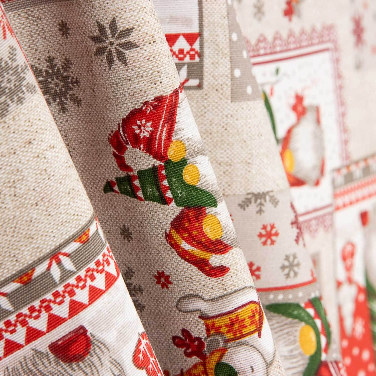 Toile Gnomes y Neige de Noël - Ribes y Casals