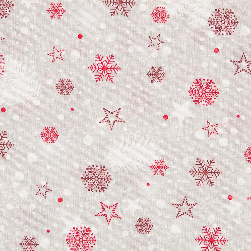 Toile Noël Étoiles Rouge - Ribes y Casals