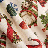 Toile lurex de Noël Gnomes y Cadeaux - Ribes y Casals