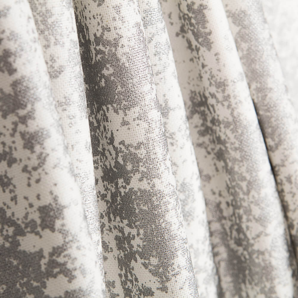 Toile Noël Marbré Argent Blanche - Ribes y Casals