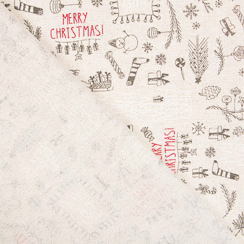 Toile Lurex Joyeux Noël - Ribes y Casals