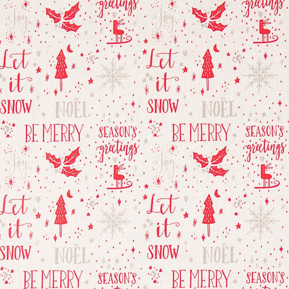 Toile Patches Noël - Ribes y Casals