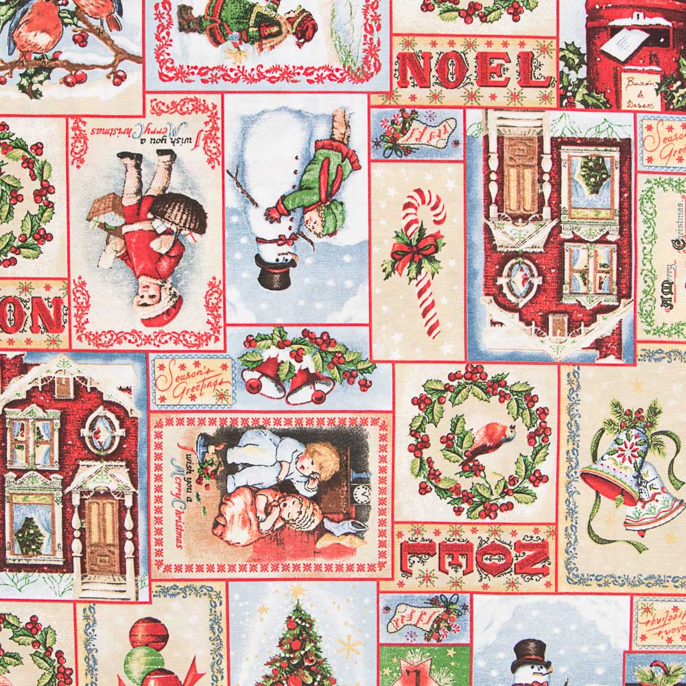 Toile Noël Patch 80's - Ribes y Casals