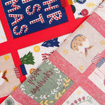 Toile Noël Rouge Cartes Postales - Ribes y Casals