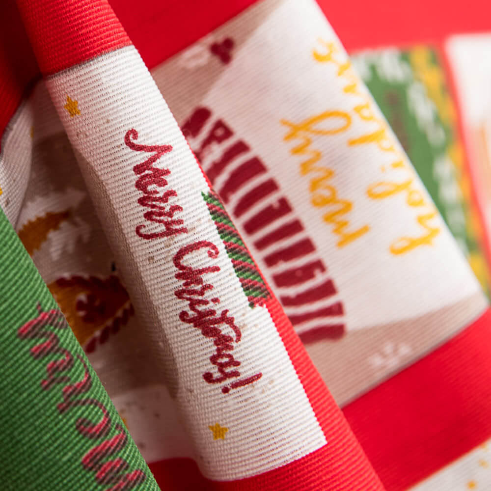 Toile Noël Rouge Cartes Postales - Ribes y Casals