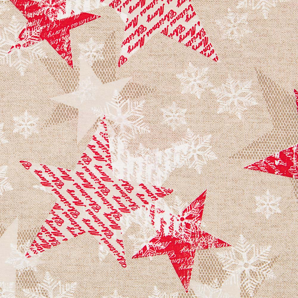 Toile Noël Rustique Étoiles - Ribes y Casals