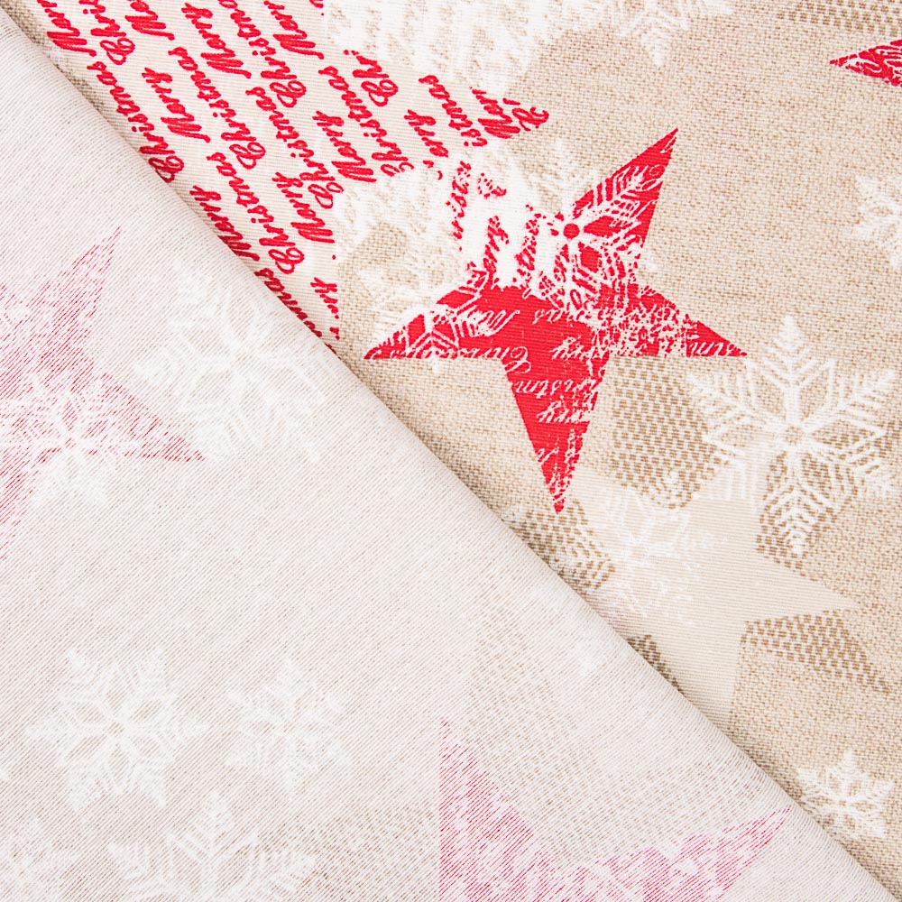 Toile Noël Rustique Étoiles - Ribes y Casals