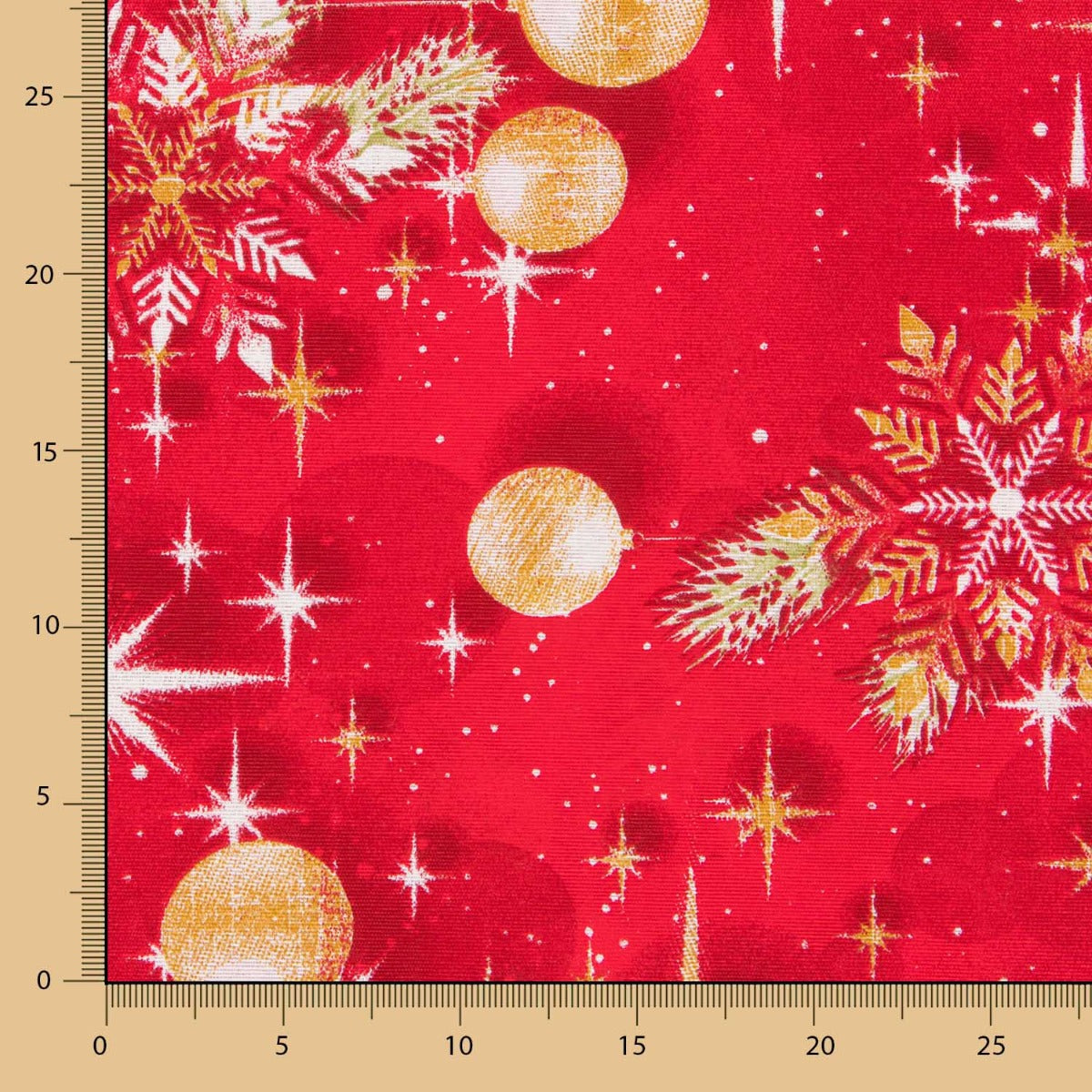 Toile Noël Rouge Étoiles - Ribes y Casals