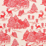 Toile Noël Vintage Rouge - Ribes y Casals
