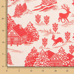 Toile Noël Vintage Rouge - Ribes y Casals