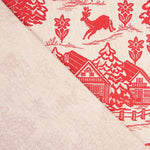 Toile Noël Vintage Rouge - Ribes y Casals