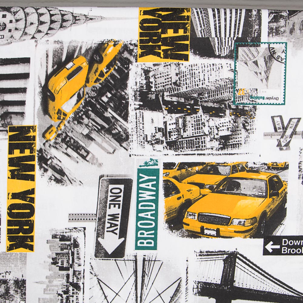 Toile New York Jaune - Ribes y Casals