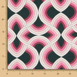 Toile Ondes Fuchsia - Ribes y Casals