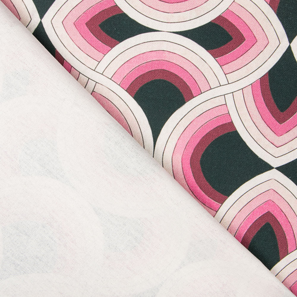 Toile Ondes Fuchsia - Ribes y Casals