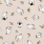 Toile Moutons Naturel - Ribes y Casals