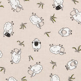 Toile Moutons Naturel - Ribes y Casals
