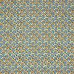 Toile de Coton Plumes Indigo - Ribes y Casals