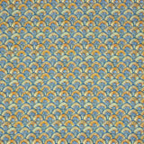 Toile de Coton Plumes Indigo - Ribes y Casals