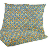 Toile de Coton Plumes Indigo - Ribes y Casals