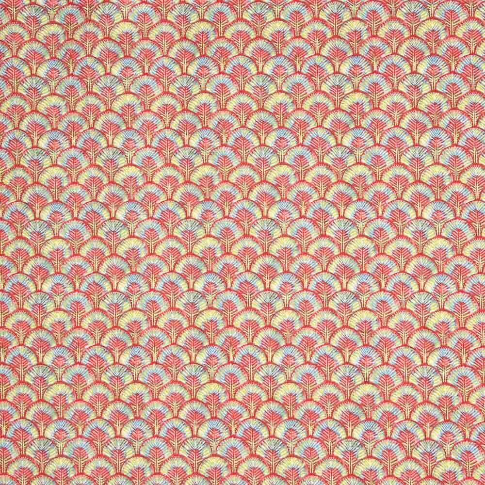 Toile de coton Plume de fraise - Ribes y Casals