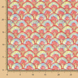 Toile de coton Plume de fraise - Ribes y Casals