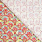 Toile de coton Plume de fraise - Ribes y Casals