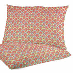 Toile de coton Plume de fraise - Ribes y Casals