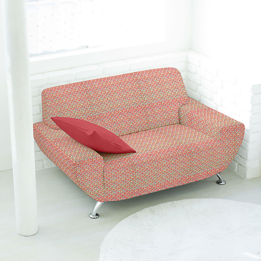 Toile de coton Plume de fraise - Ribes y Casals