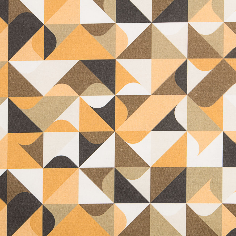 Toile Panama Geo Ochre - Ribes y Casals