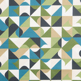 Toile Panama Geo Vert - Ribes y Casals