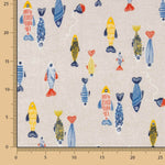 Toile imprimée poissons tropicaux - Ribes y Casals
