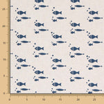 Toile Poissons Naturel - Ribes y Casals